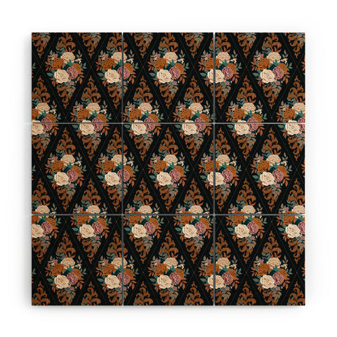 Avenie French Florals I Wood Wall Mural