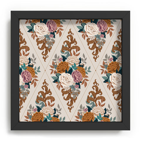 Avenie French Florals II Recessed Framing Square