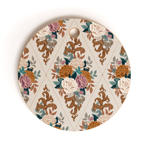 Avenie French Florals II Cutting Board Round