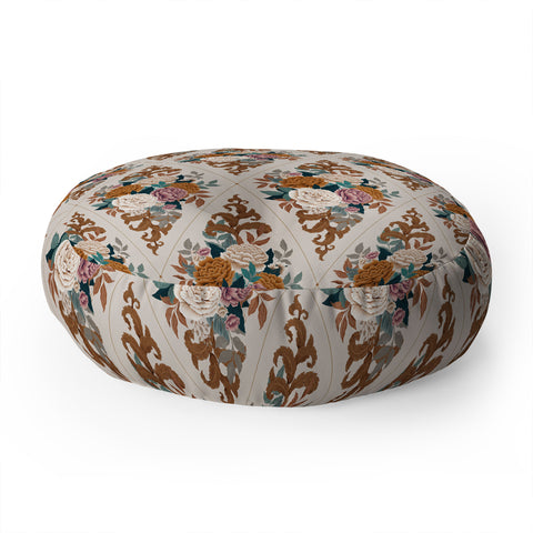 Avenie French Florals II Floor Pillow Round