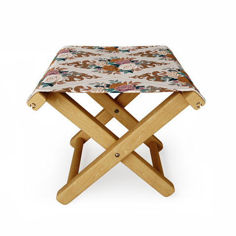 Avenie French Florals II Folding Stool