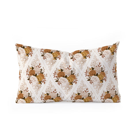 Avenie French Florals Oblong Throw Pillow