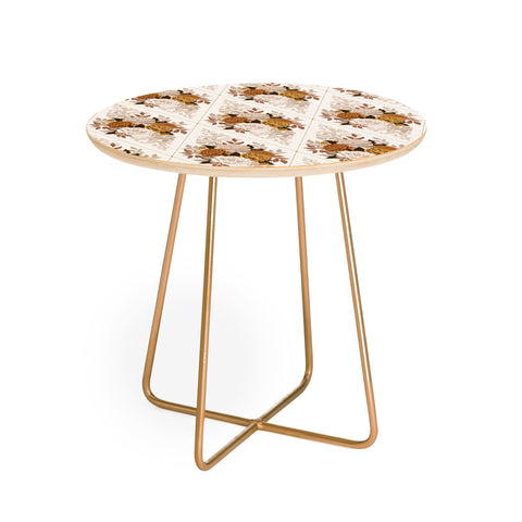 Avenie French Florals Round Side Table