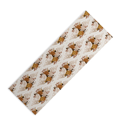 Avenie French Florals Yoga Mat