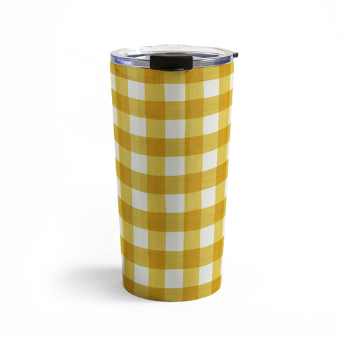 Avenie Fruit Salad Collection Gingham Travel Mug