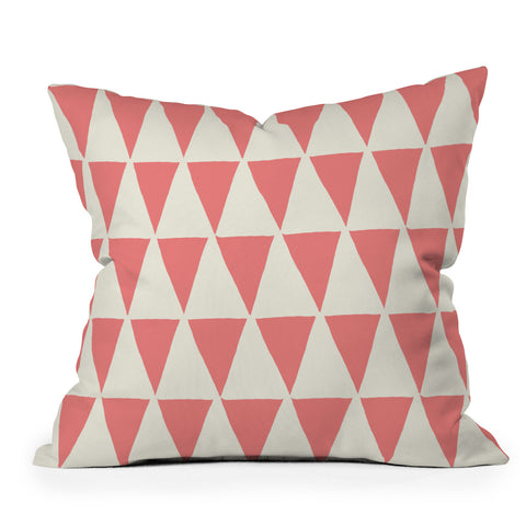 Avenie Geometric Triangle Pattern II Outdoor Throw Pillow