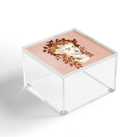Avenie Goddess Planter Left Autumn Acrylic Box