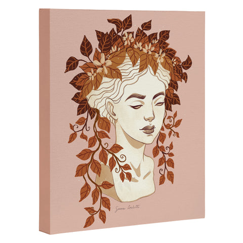 Avenie Goddess Planter Left Autumn Art Canvas