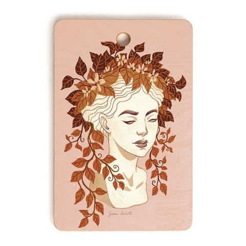 Avenie Goddess Planter Left Autumn Cutting Board Rectangle