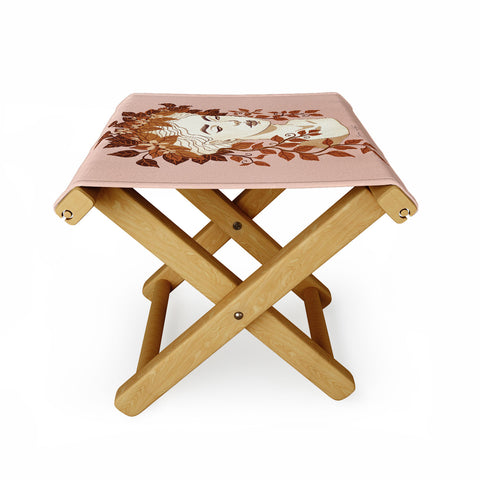 Avenie Goddess Planter Left Autumn Folding Stool