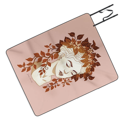 Avenie Goddess Planter Left Autumn Picnic Blanket