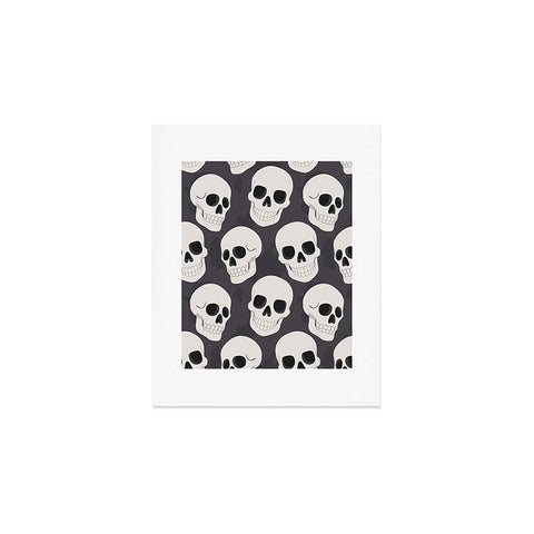 Avenie Goth Skulls Art Print