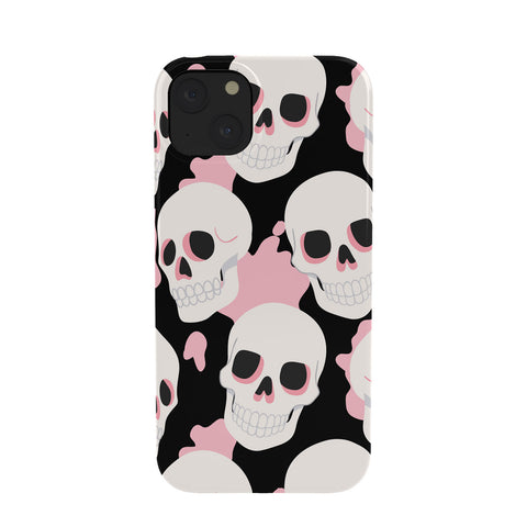 Avenie Goth Skulls Pink Phone Case