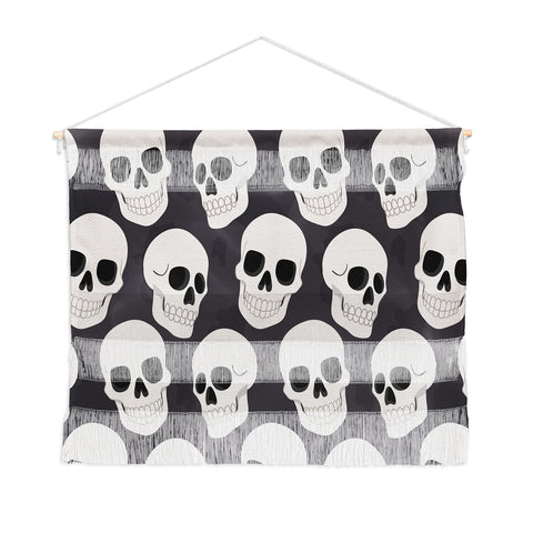 Avenie Goth Skulls Wall Hanging Landscape