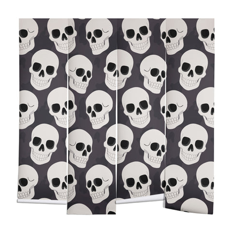 Avenie Goth Skulls Wall Mural