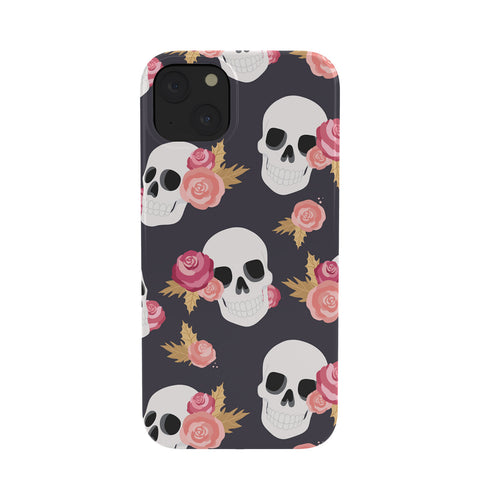 Avenie Gothic Floral Skulls Phone Case