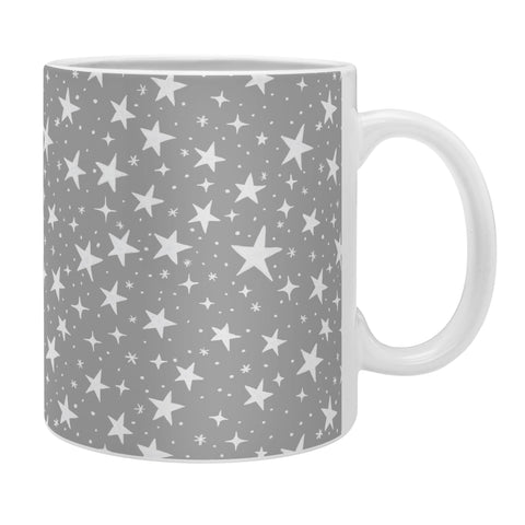 Avenie Grey Stars Coffee Mug