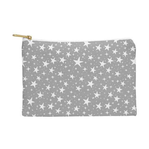 Avenie Grey Stars Pouch