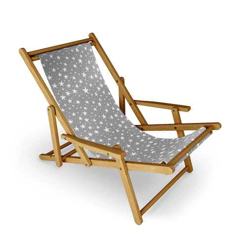 Avenie Grey Stars Sling Chair