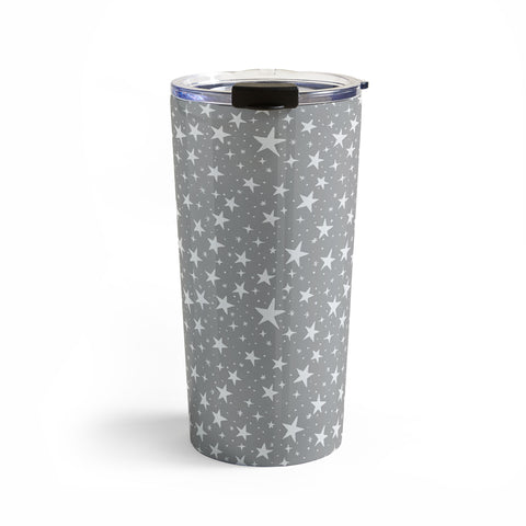 Avenie Grey Stars Travel Mug