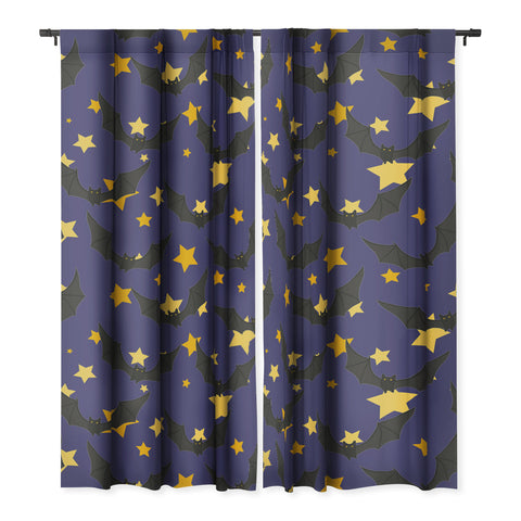 Avenie Halloween Bats Blackout Non Repeat