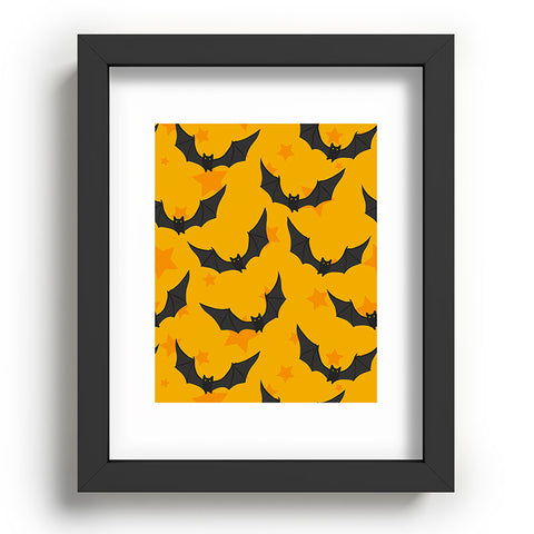 Avenie Halloween Bats I Recessed Framing Rectangle