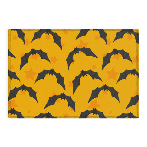 Avenie Halloween Bats I Outdoor Rug