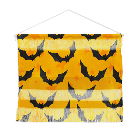 Avenie Halloween Bats I Wall Hanging Landscape