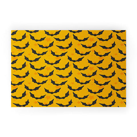 Avenie Halloween Bats I Welcome Mat