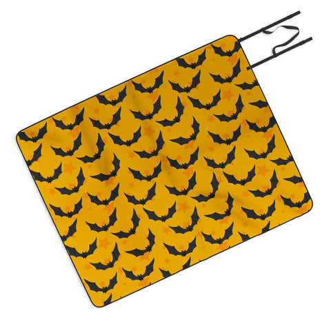 Avenie Halloween Bats I Picnic Blanket