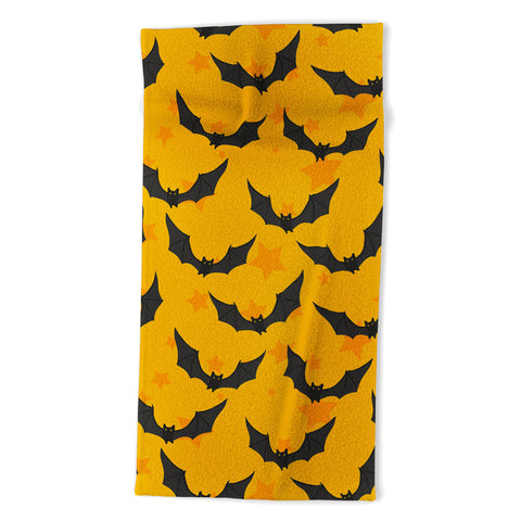 Avenie Halloween Bats I Beach Towel