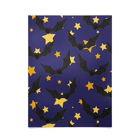 Avenie Halloween Bats Poster