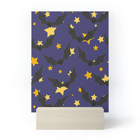 Avenie Halloween Bats Mini Art Print
