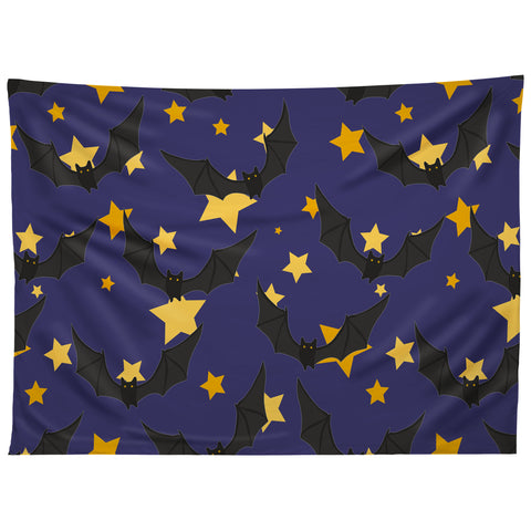 Avenie Halloween Bats Tapestry