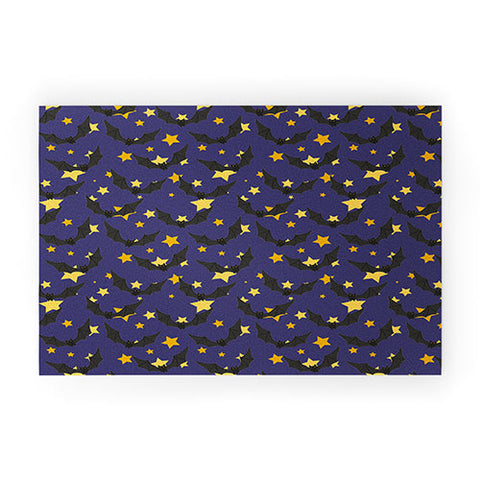 Avenie Halloween Bats Welcome Mat