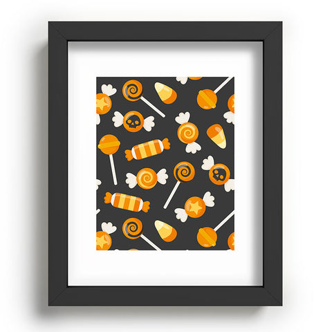 Avenie Halloween Candy Recessed Framing Rectangle