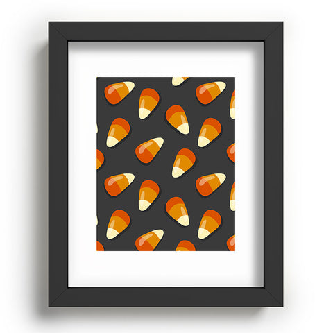 Avenie Halloween Candy Corn Recessed Framing Rectangle