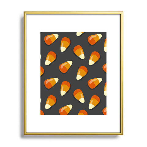 Avenie Halloween Candy Corn Metal Framed Art Print