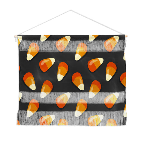Avenie Halloween Candy Corn Wall Hanging Landscape