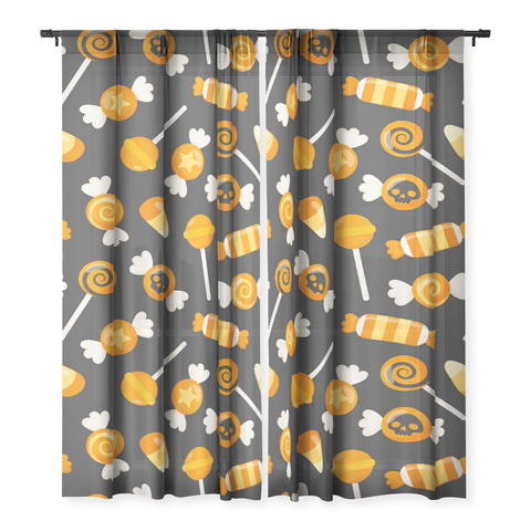 Avenie Halloween Candy Sheer Non Repeat