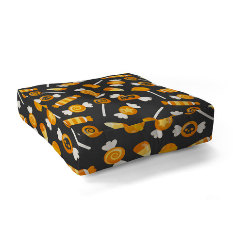 Avenie Halloween Candy Floor Pillow Square