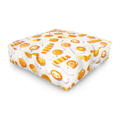 Avenie Halloween Candy II Outdoor Floor Cushion