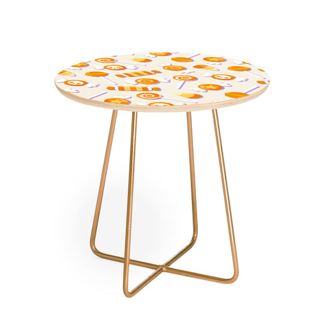 Avenie Halloween Candy II Round Side Table