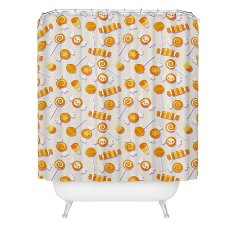 Avenie Halloween Candy II Shower Curtain