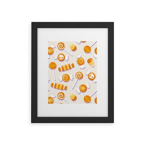 Avenie Halloween Candy II Framed Art Print