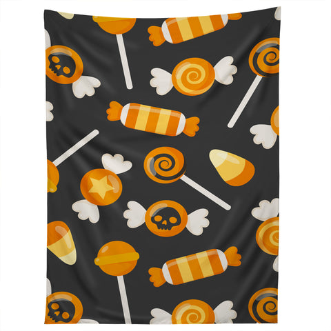 Avenie Halloween Candy Tapestry