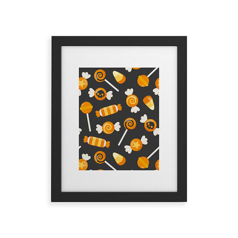 Avenie Halloween Candy Framed Art Print