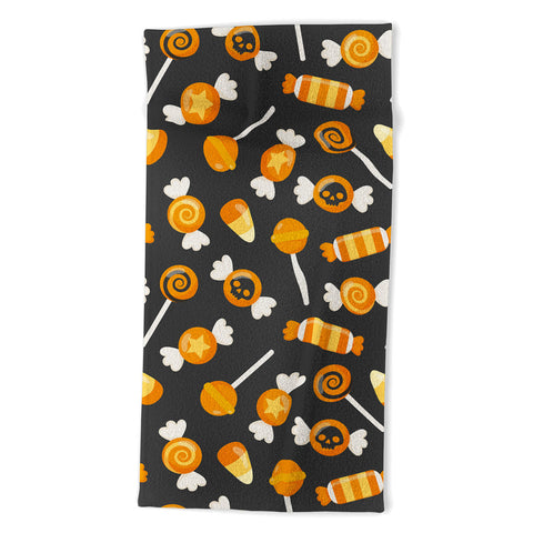 Avenie Halloween Candy Beach Towel