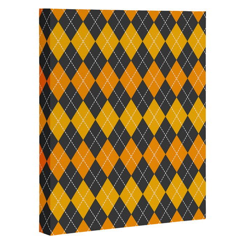 Avenie Halloween Collection Argyle Art Canvas