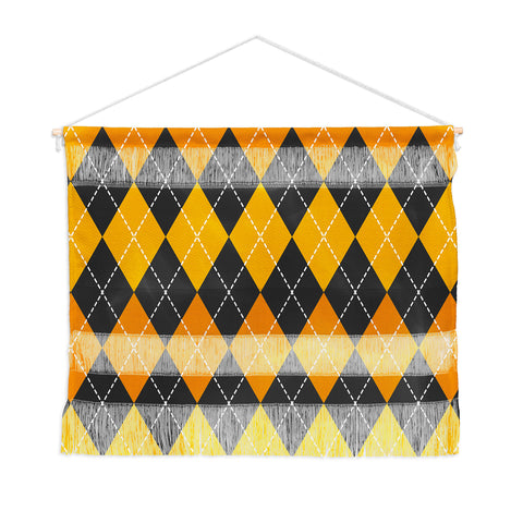 Avenie Halloween Collection Argyle Wall Hanging Landscape